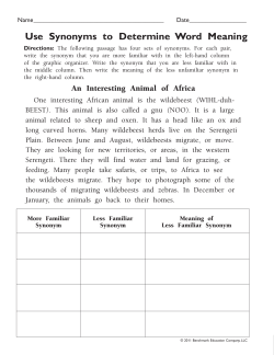 Use Synonyms to Determine Word Meaning