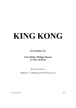 King Kong - Daily Script