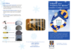 Prepare your Property for Winter