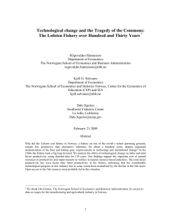 Technological change and the Tragedy of the Commons: