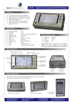 LD-2M : 2 Axis Inclinometer