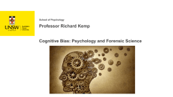 Psychology and Forensic Science