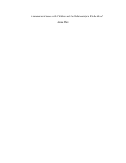 Abandonment Issues with Children by Jenna Mire