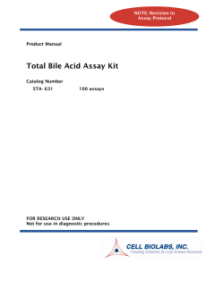 Total Bile Acid Assay Kit