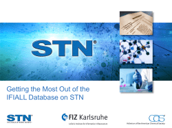 Getting the Most Out of the IFIALL Database on STN