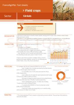 Fact sheets - FranceAgriMer