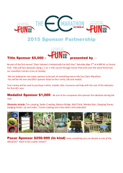 Find out more information about sponsoring the EC Kid`s run.