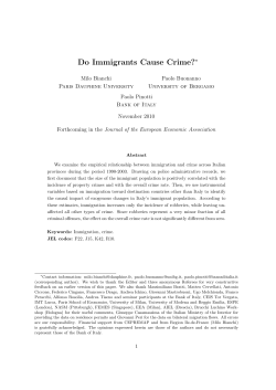 Do Immigrants Cause Crime?