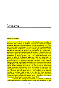 ADHESION