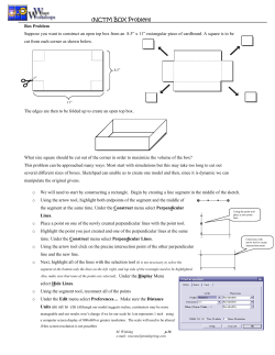 (NCTM BOX Problem)