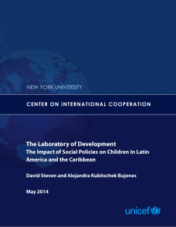 The Laboratory of Development