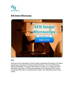 Notes - APHL