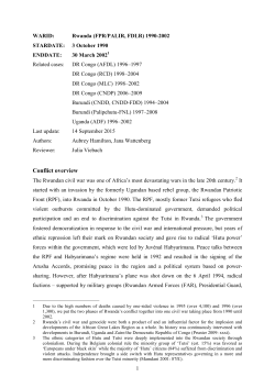 Rwanda (RPF) 1990-2002