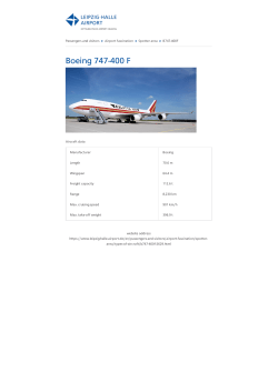 Boeing 747-400 F - Flughafen Leipzig/Halle