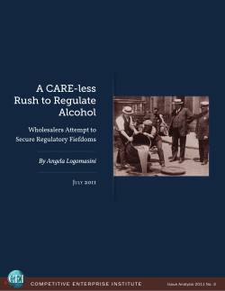 A CARE-less Rush to Regulate Alcohol