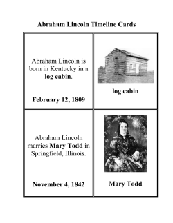 Abraham Lincoln Timeline Cards