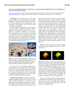 Introduction: The Atacama Desert is the driest place on Earth, with a