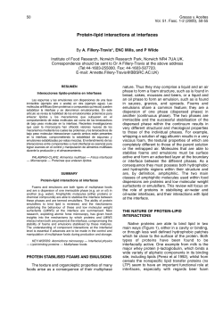 Protein-lipid interactions at interfaces
