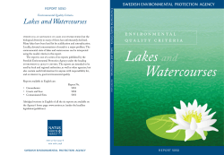 Lakes and Watercourses
