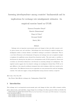 Assessing interdependence among countries` fundamentals and its