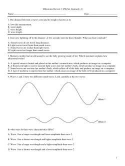 Nature of Waves