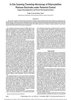 In Situ - Allen J. Bard - The University of Texas at Austin