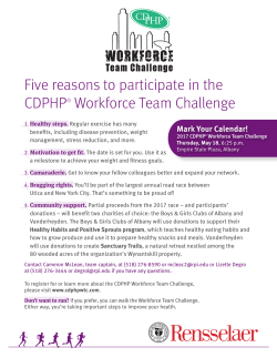 Five reasons to participate in the CDPHP&reg; Workforce Team
