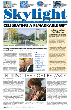 celebrating a remarkable gift - Dartmouth