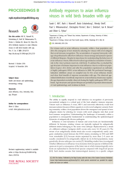 1 - Proceedings of the Royal Society B