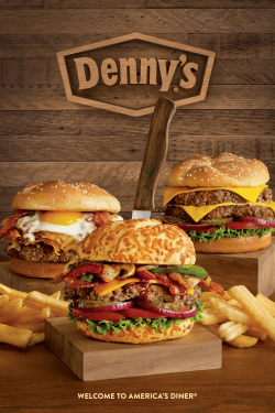 Denny`s menu