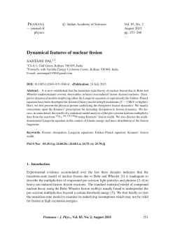 Dynamical features of nuclear fission