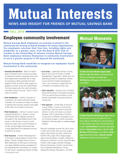 Mutual Interests - Mutual Savings Bank