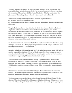 This study deals with the drum in the traditional music and dance of