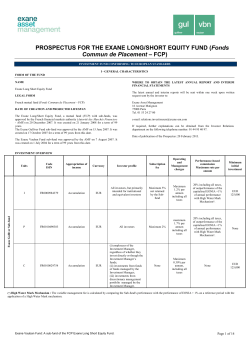 Prospectus - TeleTrader.com