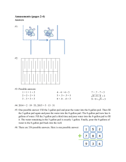 Amusements (pages 2-4) 1 5 2 7 8 4 9 3 6