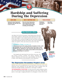 Hardship and Suffering During the Depression