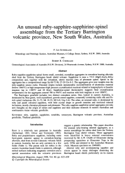 An unusual ruby-sapphire-sapphirine