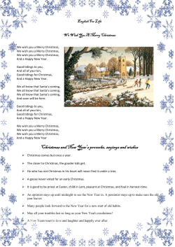 Christmas and New Year`s p Christmas and New