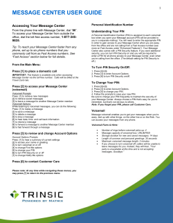 message center user guide