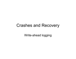 Crashes and Recovery