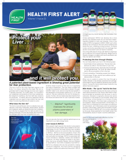 Protect Your Liver, and It Will Protect You