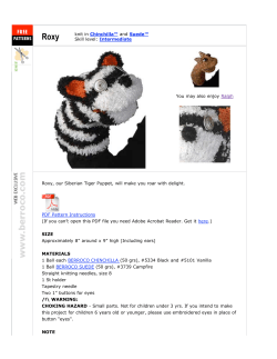 PDF Pattern Instructions