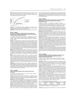 Blood pressure measurement 1051