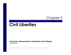 Civil Liberties - Redlands Community College