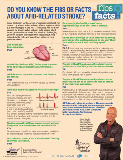 do you know the fibs or facts about afib