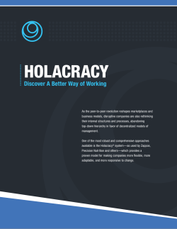 - Holacracy