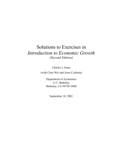 Exercises, Jones