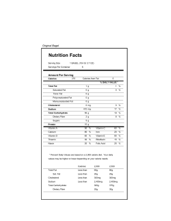 Nutrition Facts