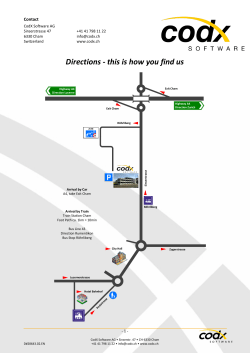 Directions - this is how you find us