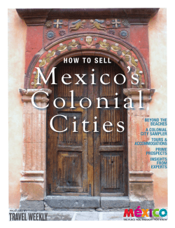 Mexico`s colonial cities